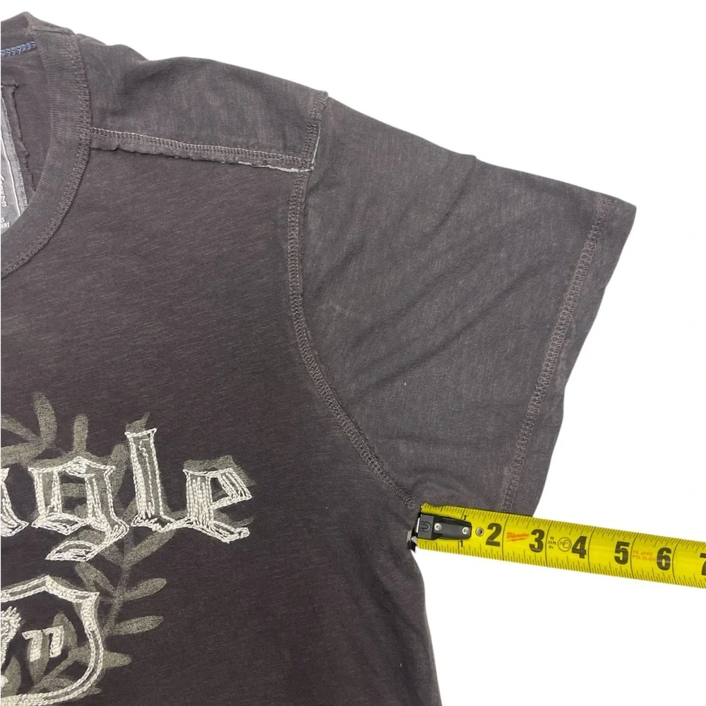 Vintage Y2K‎ Affliction Inspired American Eagle Brown Large T-Shirt Vintage Fit
